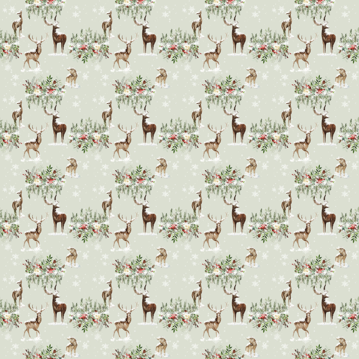 Winter Woodland Animals Dissolvable Wrapping Paper