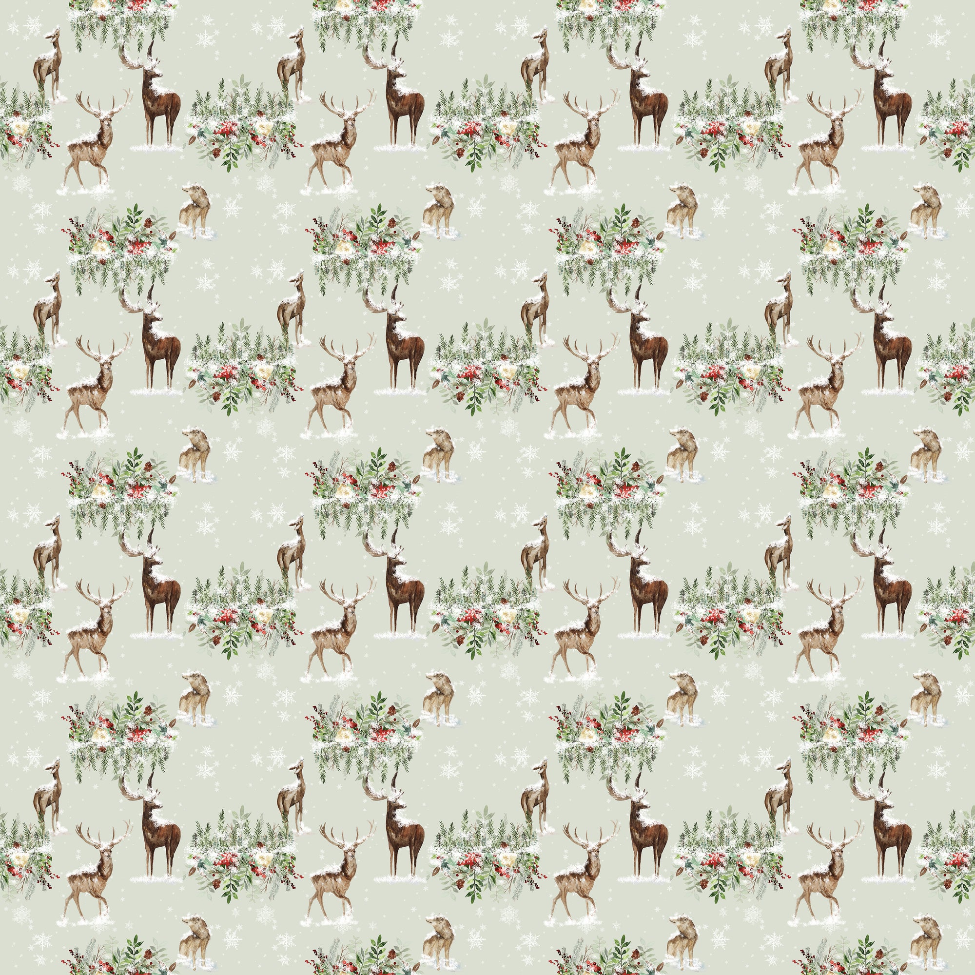 Christmas Wrapping Paper Rolls  Owl, Stockings & Snowflakes Gift Wrap -  Waterleaf Paper Company