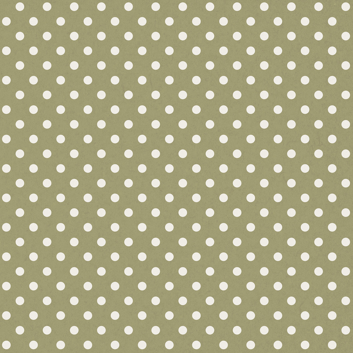 Green Christmas wrapping paper with white dots
