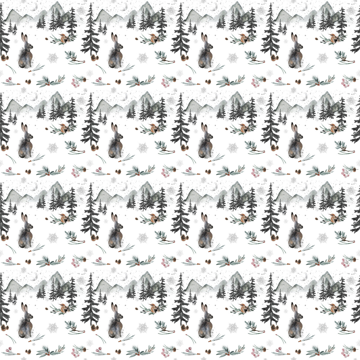 Christmas Wrapping Paper  Boho Christmas Stocking Gift Wrap - Waterleaf  Paper Company