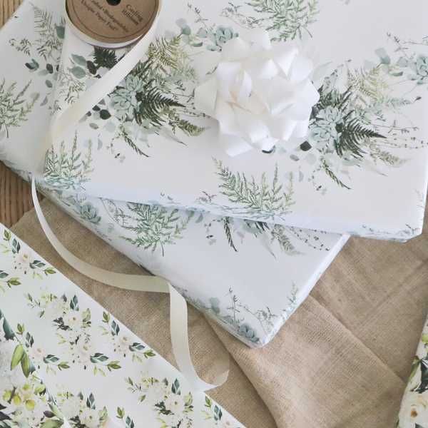 Aquarela Rose Bouquet Dissolvable Wrapping Paper | Waterleaf Paper ...