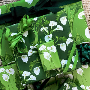 Calla Lily Loose Arrangement - Wrapping Paper