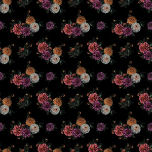 Night Dahlia Bouquet - Wrapping Paper