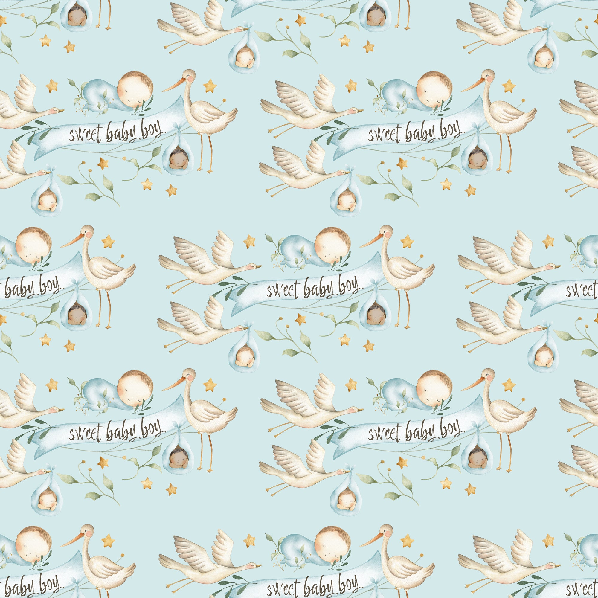 Sustainable Baby Shower Wrapping Paper