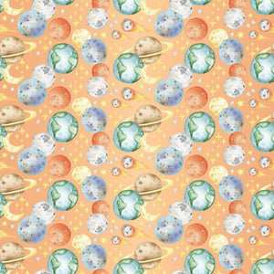 Baby Space Spinning Planets - Wrapping Paper