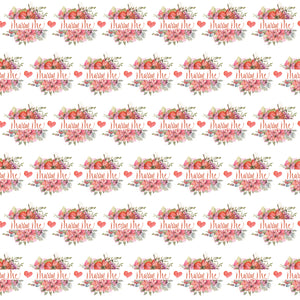 Marry Me Bouquet Hearts - Wrapping Paper