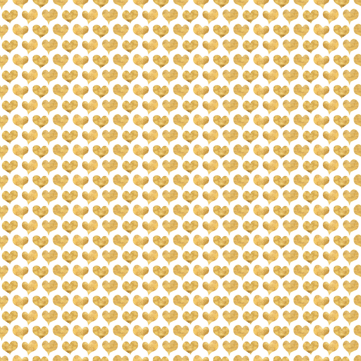 Gold Hearts - Wrapping Paper
