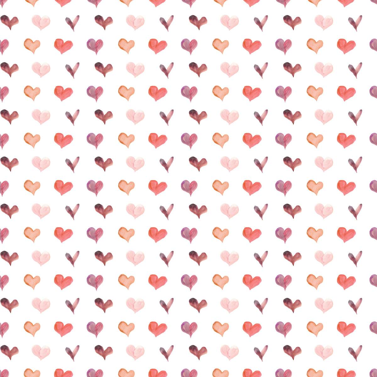 Red Hearts - Wrapping Paper