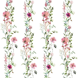 Pink Wild Flowers - Wrapping Paper