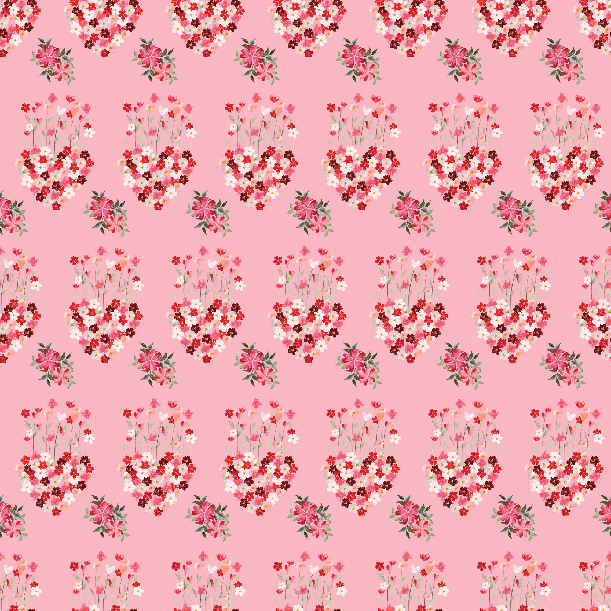 Flower Heart Wrapping Paper, Valentine Wrapping Paper, Wrapping Paper For,  Wrap Your Heart Gifts in Beautiful Wrapping Paper, Wife Gift 