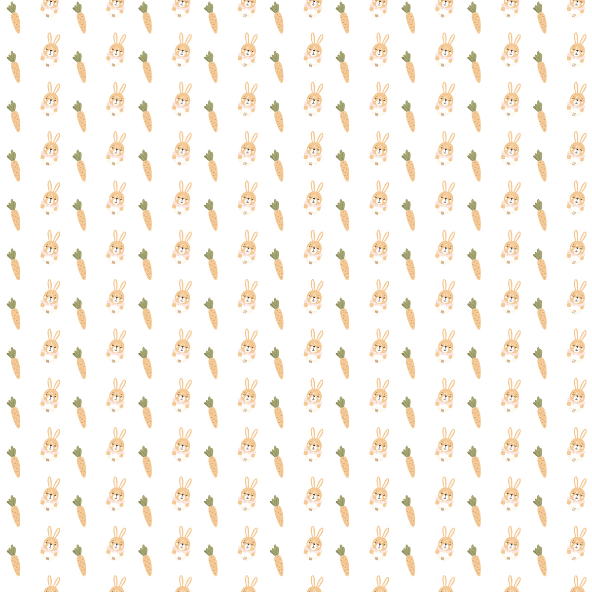 Carrots & Bunny Blankie - Wrapping Paper