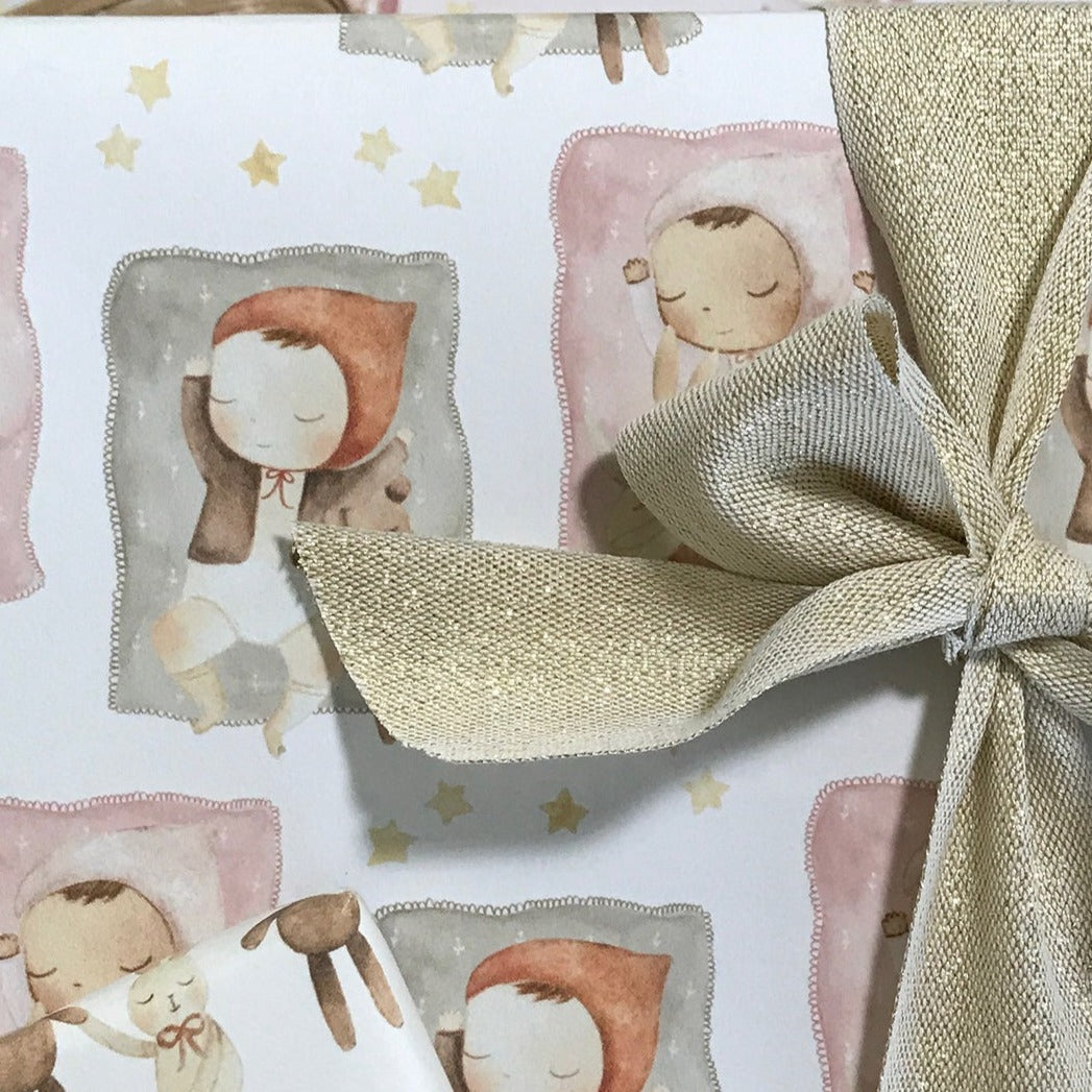 Napping Friends with their Buddies - Wrapping Paper