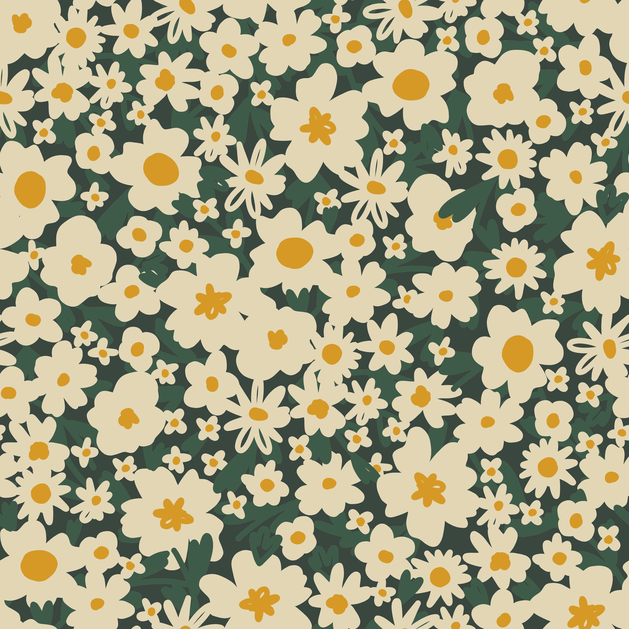 Indian Blanket Flower Pattern Wrapping Paper — mother of the moon