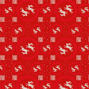Lunar Rabbit Duo - Wrapping Paper