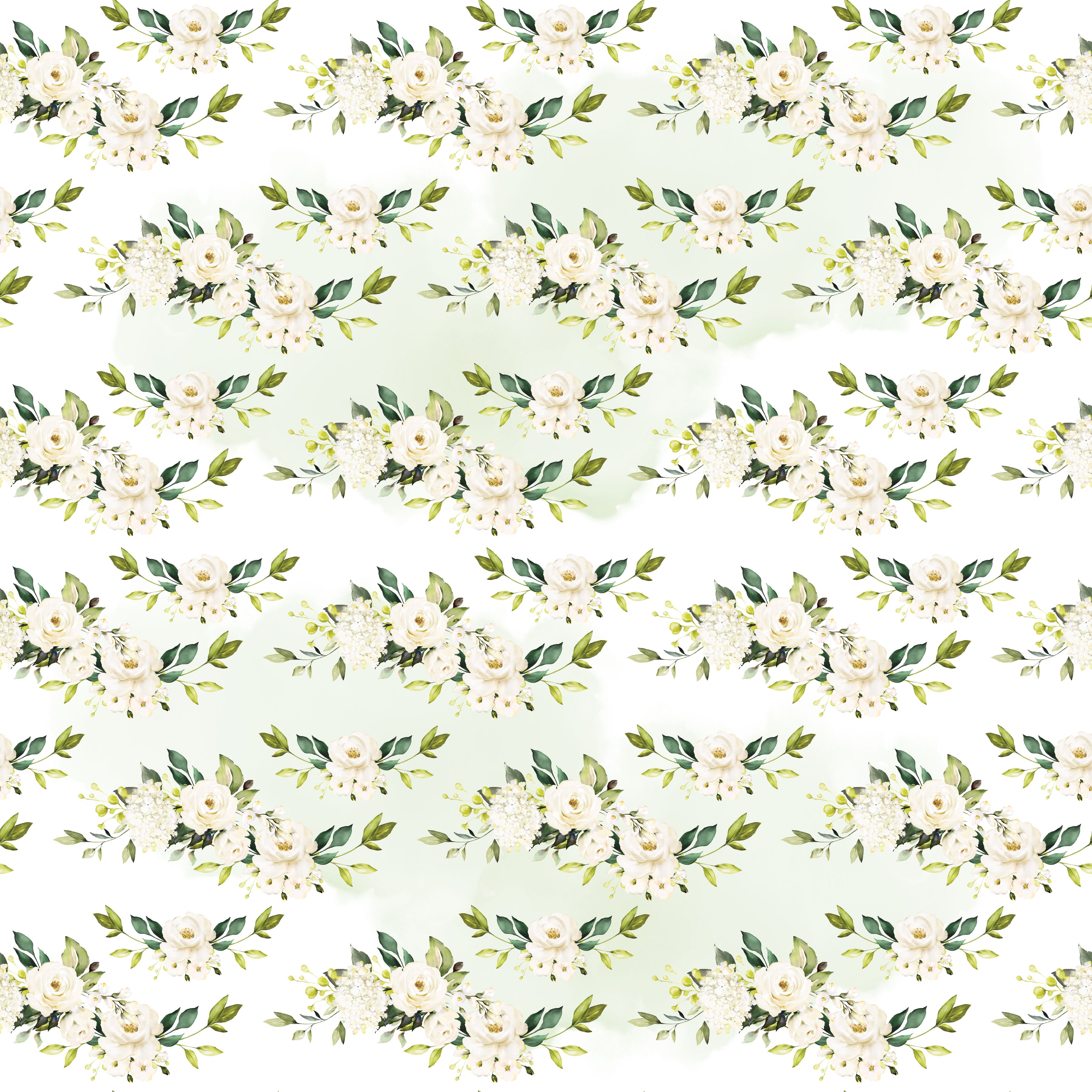 White Roses Color Wrapper White & Cream Roses Dissolvable Wrapping Paper | Waterleaf Paper ...