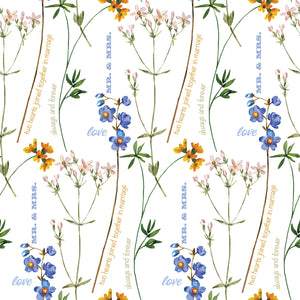 Wedding Wildflowers - Wrapping Paper