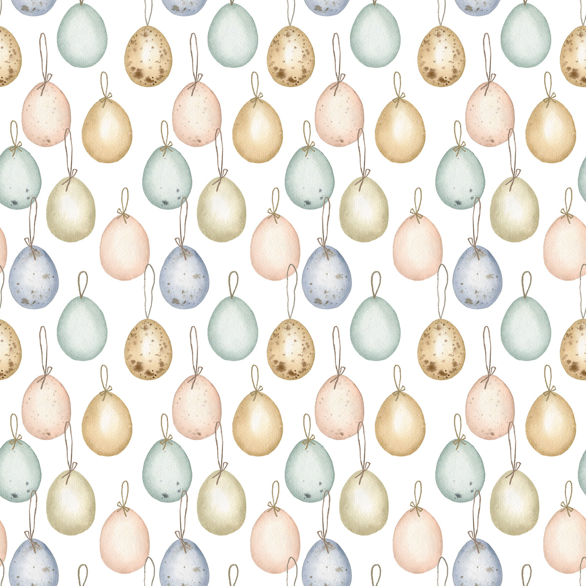 Hanging Easter Eggs - Wrapping Paper