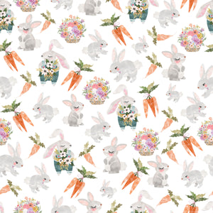 Bunnies & Carrots - Wrapping Paper