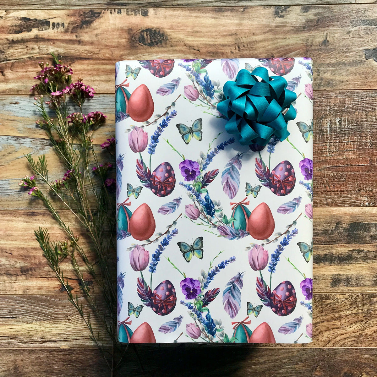Easter Eggs Wrapping Paper by southerlydesign