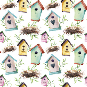 Bird Houses - Wrapping Paper