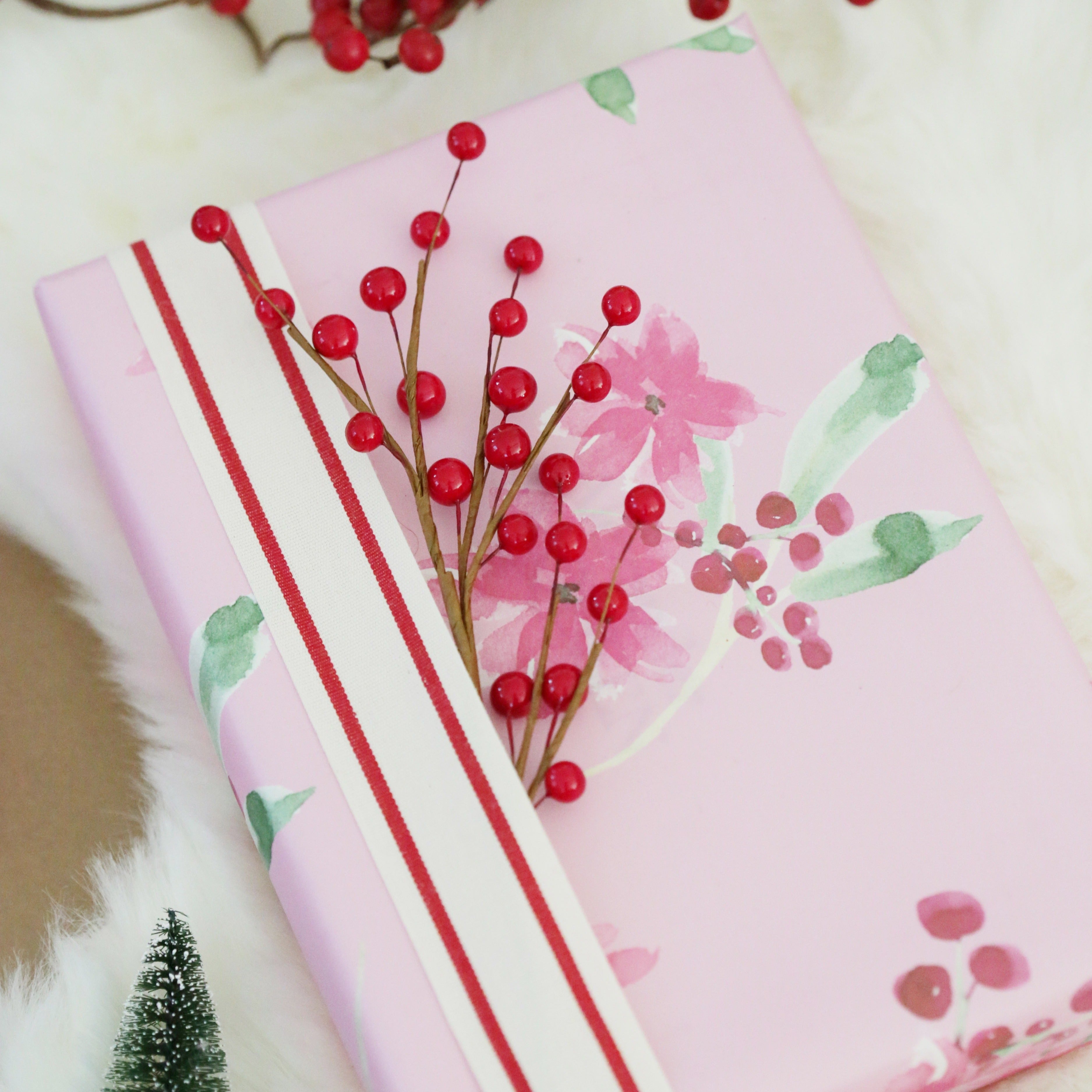 Soft Pink Roses Dissolvable Wrapping Paper  Waterleaf Paper - Waterleaf  Paper Company