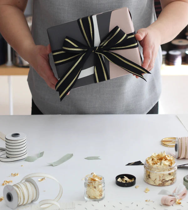 Cotton Ribbon - Striped Paddle