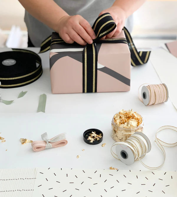 Cotton Ribbon - Striped Paddle