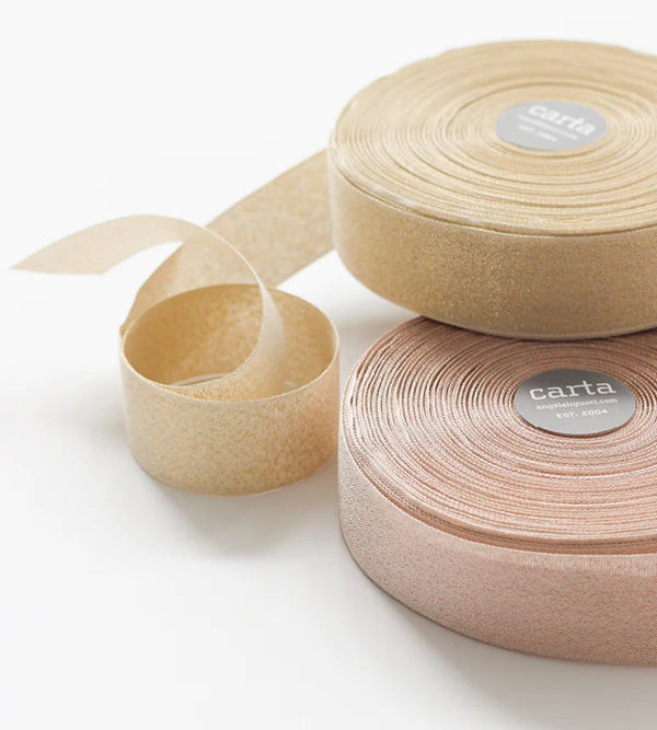 Cotton Ribbon - Metallic Paddle