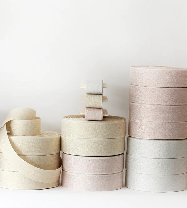 Cotton Ribbon - Metallic Paddle